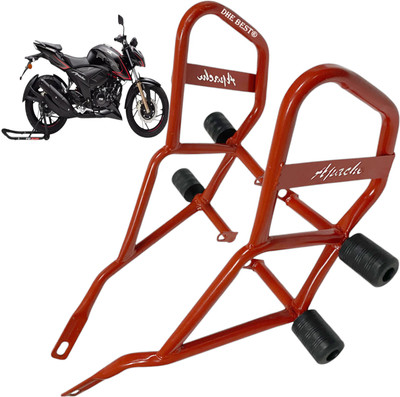 Dhe Best Motorcycle AG41 Leg Guard Crash Guard Bar Frame Slider for Apache RTR 200(TVS)