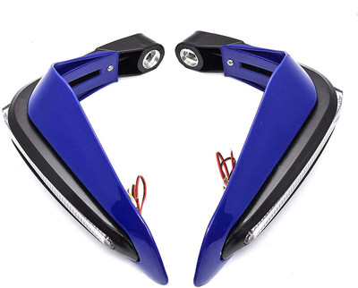 bsddp Universal Motorcycle Hand Guard With LED Light Bike Crash Guard(Universal For Bike)