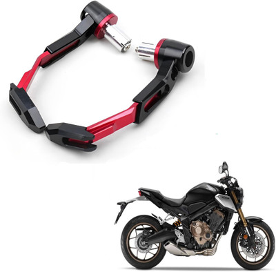 ROYAL AUTO MART RED CNC Brake Clutch Lever Protector for motorcycles_56 Handlebar Hand Guard(Honda)