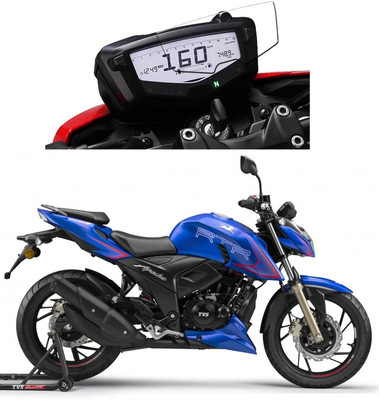 thetrishafab Pack of 1Tempered Glass Screen Protector For Yamaha R15 Bike Crash Guard(Yamaha)