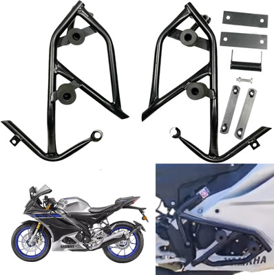 Dhe Best Bike Premium Crash Guard With Frame Slider Support Leg guard for Yamaha R15 V4(Yamaha)