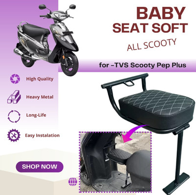 HALLOWS All Scooty Models Baby Seat/Baby Stand For Activa Bike Spring Seat(Black)