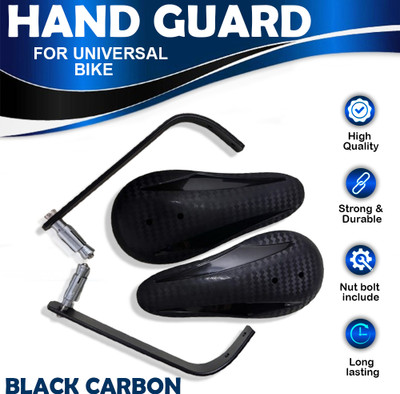ASRYD Motorcycle Clutch Guard Hand Protect Safety Guard Handlebar Hand Guard(Universal For Bike)