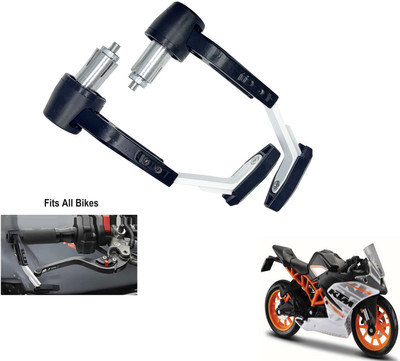 Shopland Handle Lever protector Guard for All Bike SL-_White208 Bike Crash Guard(KTM)