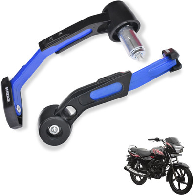 Generox Adjustable CNC Lever Guard for All Bike BlueLG235 Bike Crash Guard(TVS)