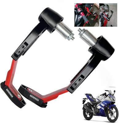 Generox Handle Protector Lever Guard for All Bike REDnBLACK_LG279 Bike Crash Guard(Yamaha)