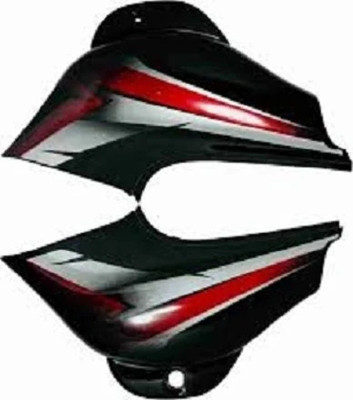 TAWAE ENTREPRISE Side Panel For CT-100 (Black/Red) Bike Crash Guard(Bajaj)