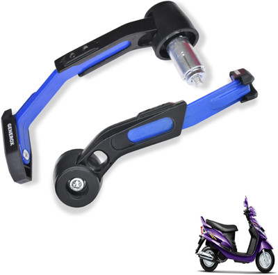 Generox Adjustable CNC Lever Guard for All Bike BlueLG209 Bike Crash Guard(Mahindra)