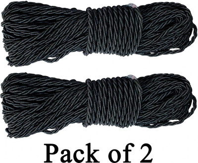 KP8 Leg Guard Rope Pack of 2 Bike Crash Guard Rope Black(Universal For Bike)(Universal For Bike)
