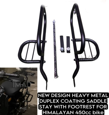 Aklin Boky SADDLE STAY WITH FOOTREST FOR HIMALAYAN 450 Bike Crash Guard(Royal Enfield)