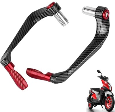 Generox Premium Quality's Protective Lever Guard (RED) for All Bike Bike Crash Guard(TVS)