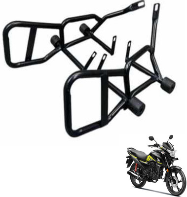 MOTO XSPEED Heavy Duty Leg Guard Safety Bar Black Compatible with Honda Shine SP BS6 Bike Crash Guard(Honda)