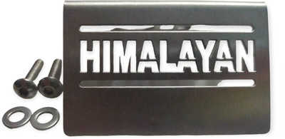 Naturalcreations Brushed Stainless Steel Disk Oil Cover For - RE Himalayan Oil Cap Bike Crash Guard(Royal Enfield)