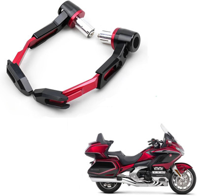 ROYAL AUTO MART RED CNC Brake Clutch Lever Protector for motorcycles_70 Handlebar Hand Guard(Honda)
