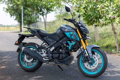 MOXZILLA MT15 warrior crash guard cyan Bike Crash Guard(Yamaha)