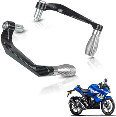 Generox Premium Quality Protective Lever Guard (BLUE) for All BikeGX-CRNF-silverLG332 Bike Crash Guard(Suzuki)