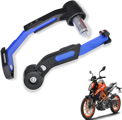 Generox Adjustable CNC Lever Guard for All Bike BlueLG091 Bike Crash Guard(KTM)