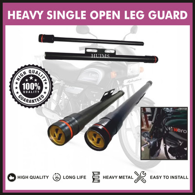 Huims Heavy Double Side Open Rod Leg Guard for Splendor/Splendor Plus/SplendorPRO Bike Bike Crash Guard(Hero, Universal For Bike)