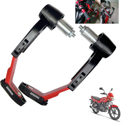 Generox Handle Protector Lever Guard for All Bike REDnBLACK_172 Bike Crash Guard(Bajaj)