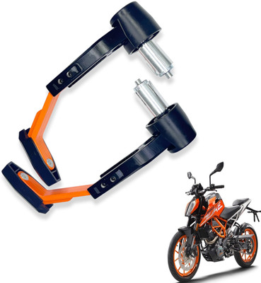 Shopland Clutch Handle Protector Lever Guard For All Bike Orange_LG091 Bike Crash Guard(KTM)