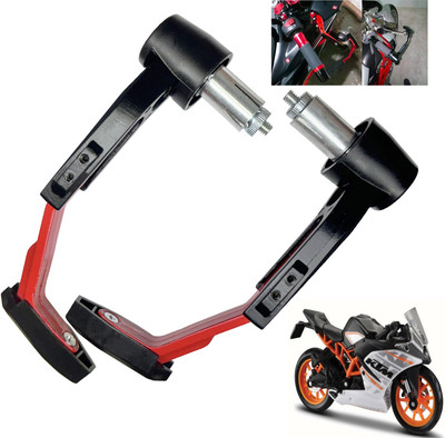Shopland Adjustable Clutch Lever Guard for All Bike SL-LG_Red208 Bike Crash Guard(KTM)