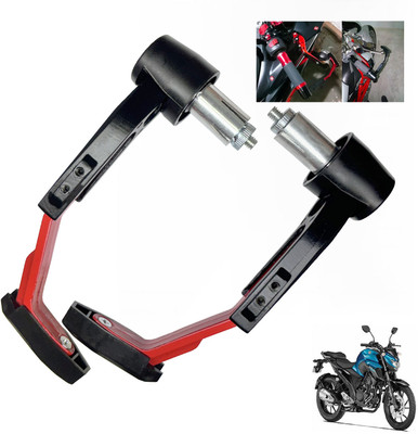 Shopland Adjustable Clutch Lever Guard for All Bike SL-_Red114 Bike Crash Guard(Yamaha)
