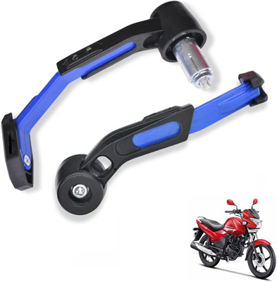Shopland Adjustable CNC Lever Guard for All Bike LG_Blue006 Bike Crash Guard(Hero)