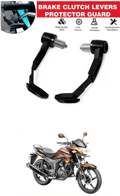 GONAMA Universal Motorcycle Adjustable Brake Clutch CNC Lever Protector Guard sg105 Handle Bar Grip For TVS Max 4R(Pack of 2)
