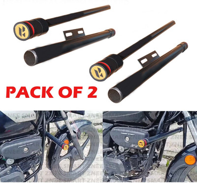 SRPHERE PACK OF 2 STYLISH HEAVY SINGLE ROD OPEN LEG GUARD FOR PQ Bike Crash Guard(Hero, Yamaha)