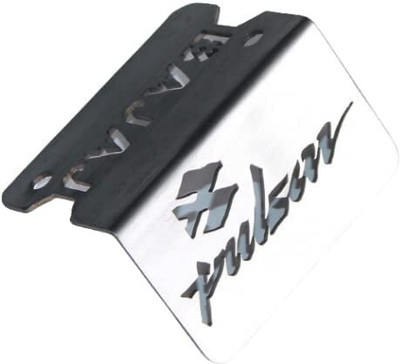 Moto Genius Pulsar Stainless Steel Disc Brake Fluid Oil Reservoir Cap/Cover Container Bike Crash Guard(Bajaj)