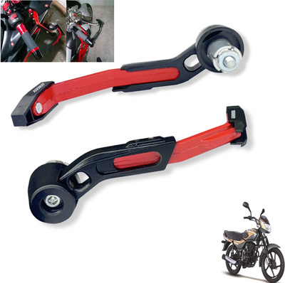 Generox CNC Aluminium Lever Guard Red For CT110 Bike Crash Guard(Bajaj)