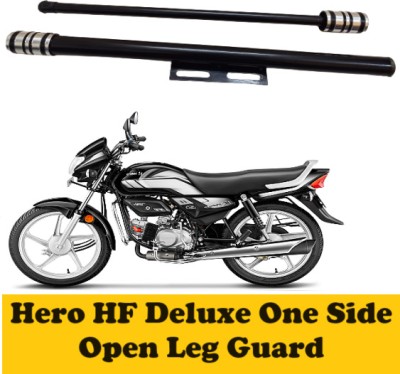 DAZZRIDE Safety Single Rod Leg Guard Crash Guard Black Heavy for - HERO HF DELUXE(Hero)