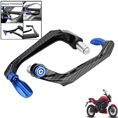 Generox Handlebar Brake Clutch Lever Hand Guard Protector GXcarbonLGBLUE334 Bike Crash Guard(Bajaj)