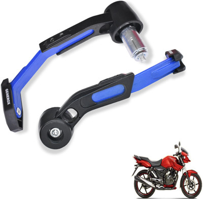Generox Adjustable CNC Lever Guard for All Bike BlueLG013 Bike Crash Guard(TVS)