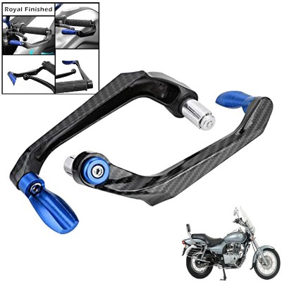 Generox Handlebar Brake Clutch Lever Hand Guard Protector GXcarbonLGBLUE028 Bike Crash Guard(Bajaj)