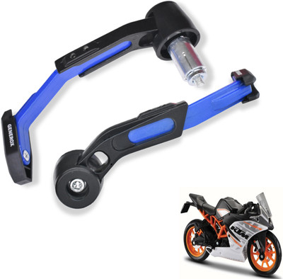 Generox Adjustable CNC Lever Guard for All Bike BlueLG208 Bike Crash Guard(KTM)