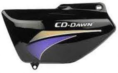 TAWAR ENTREPRISE Side Panel For CD dawn (Black/Blue) Bike Crash Guard(Hero)