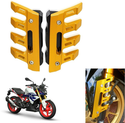 Vagary Golden CNC Shocker Protector Front Fender Slider Guard for BMW G310 GS / G310R Bike Crash Guard(BMW Motorrad)