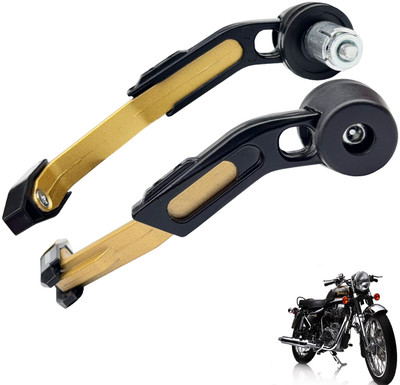 Generox CNC Brake Clutch Lever Guard For Electra Delux Bike Crash Guard(Royal Enfield)