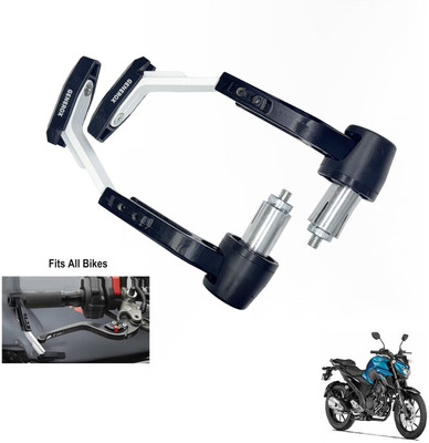 Generox Handle Clutch Lever Protector Guard for All Bike G_White114 Bike Crash Guard(Yamaha)