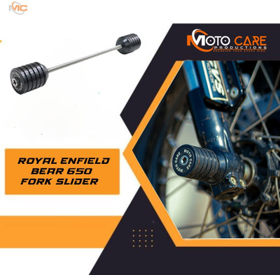 auto trends FORK SLIDERS (1 PAIR) FOR RE BEAR 650 Bike Crash Guard(Royal Enfield)