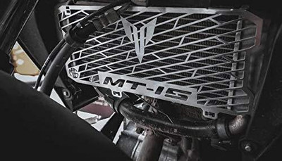 SGTB MT 15 V1 V2 Bike Steel Radiator Guard Bike Radiator Guard(Yamaha)