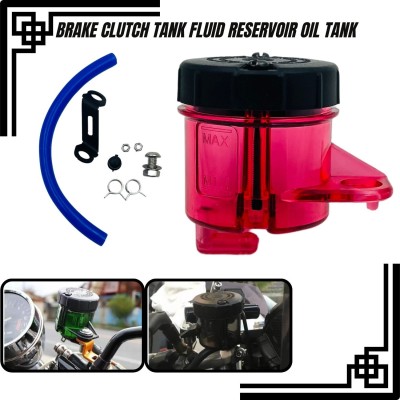 SRPHERE SR3 GOOD QUALITY UNIVERSAL BIKE BRAKE CLUTCH TANK OIL RED Handlebar Hand Guard(Universal For Bike)