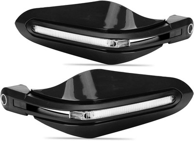 BSI Bike Hand Guards with DRL Running Handlebar Hand Guard(Universal For Bike)