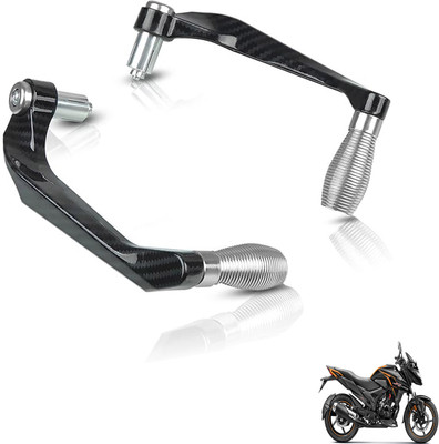Generox Premium Quality Protective Lever Guard (BLUE) for All BikeGX-CRNF-silverLG292 Bike Crash Guard(Honda)