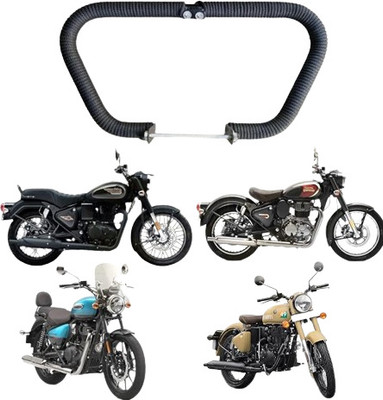 Golden Fox Heavy Duty Trapezium with Rope for RE Classic Reborn, Meteor & New Bullet04 Bike Crash Guard Rope(Royal Enfield)