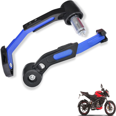 Shopland Adjustable CNC Lever Guard for All Bike LG_Blue307 Bike Crash Guard(Bajaj)