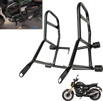 OZANGO Bike Stylist Metal Crash Guard With Slider Leg Guard / Legguard for Ronin(TVS)
