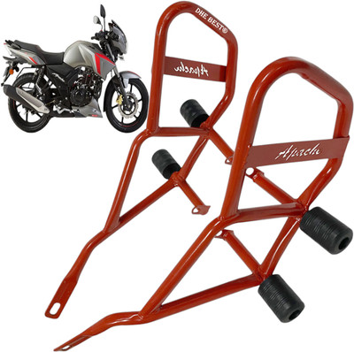 Dhe Best Bike AG13 Heavy Metal Crash Guard With Slider Support for Apache RTR 160(TVS)
