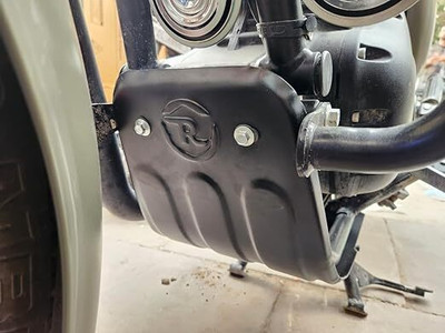 WHEETOYKART Sump Engine Guard Compatible with Royal Enfield Classic Reborn 350 Meteor 350 Bike Engine Guard(Royal Enfield)